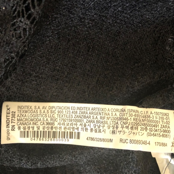 Zara velvet top - Picture 2 of 8